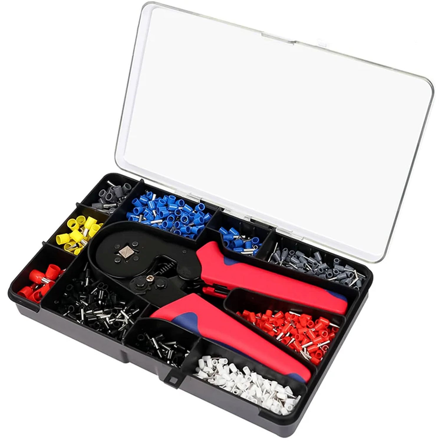 Approx 1200 Piece Ferrule Crimping Tool Kit Set Approx 1200 Piece Ferrule Crimping Tool Kit Set